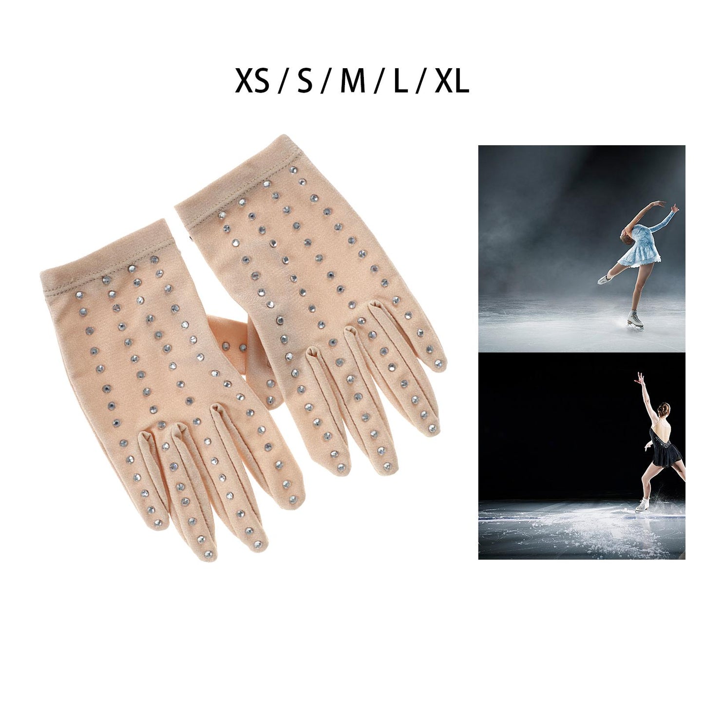 Skating Gloves "Joy" - The Ice Costume Boutique